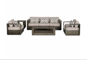 Outdoor Patio Set 5 Piece Set With Cushions