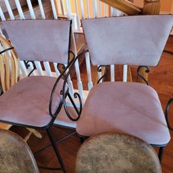 Furniture.  Bar Height Stools. Iron