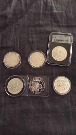 Silver ounce coin