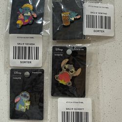 Set 4 Pcs 2020 Loungefly Disney Lilo & Stitch