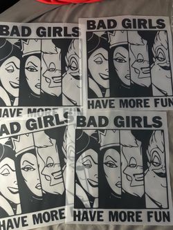 EVL VILLAINS SHIRT TRANSFER SHEETS - 4 available