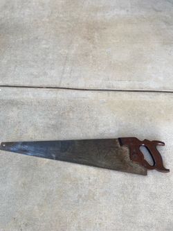 Vintage Disston & Sons hand saw USA