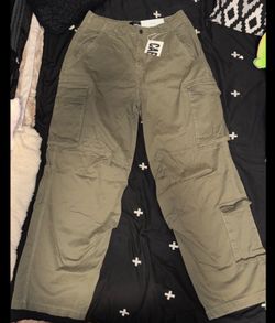 Green Cargo Girl Pants