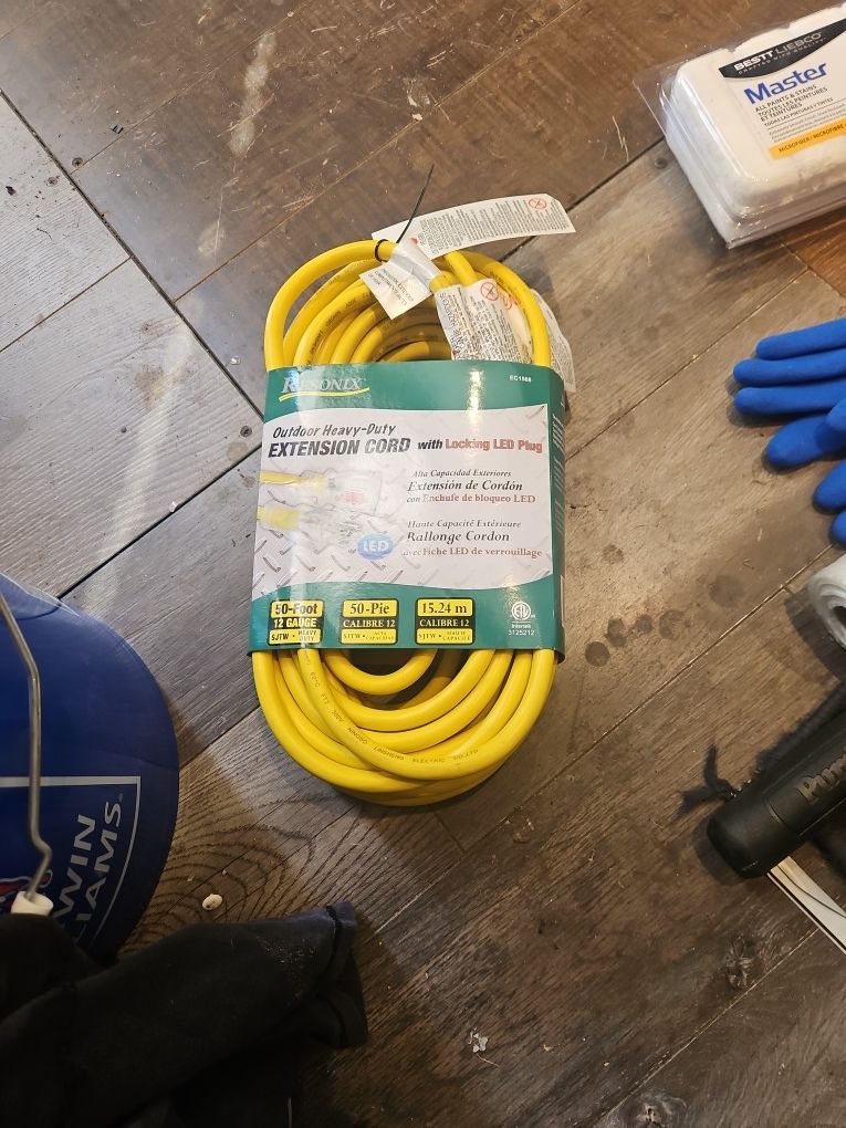 50' 12 Gauge Extension Cord(heavy Duty)