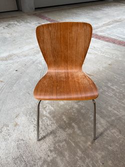 Crate & Barrel "Felix" Bentwood Chair - Mid Century Modern Style