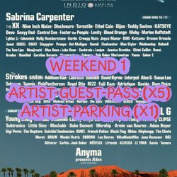 COACHELLA WEEKEND 1 PASS