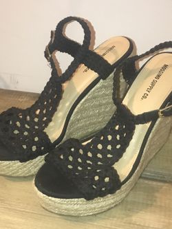 Size 7 1/2 Summer Sandal Wedges