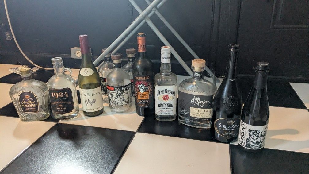 Free-Glass Bottles For Crafts