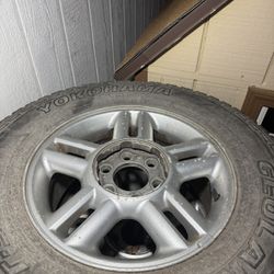 Set Of OEM Ford 17” Rims And Tires Including Spare