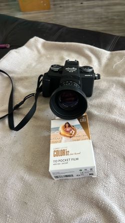 Minolta 110 Zoom SLR Mark II Camera with film