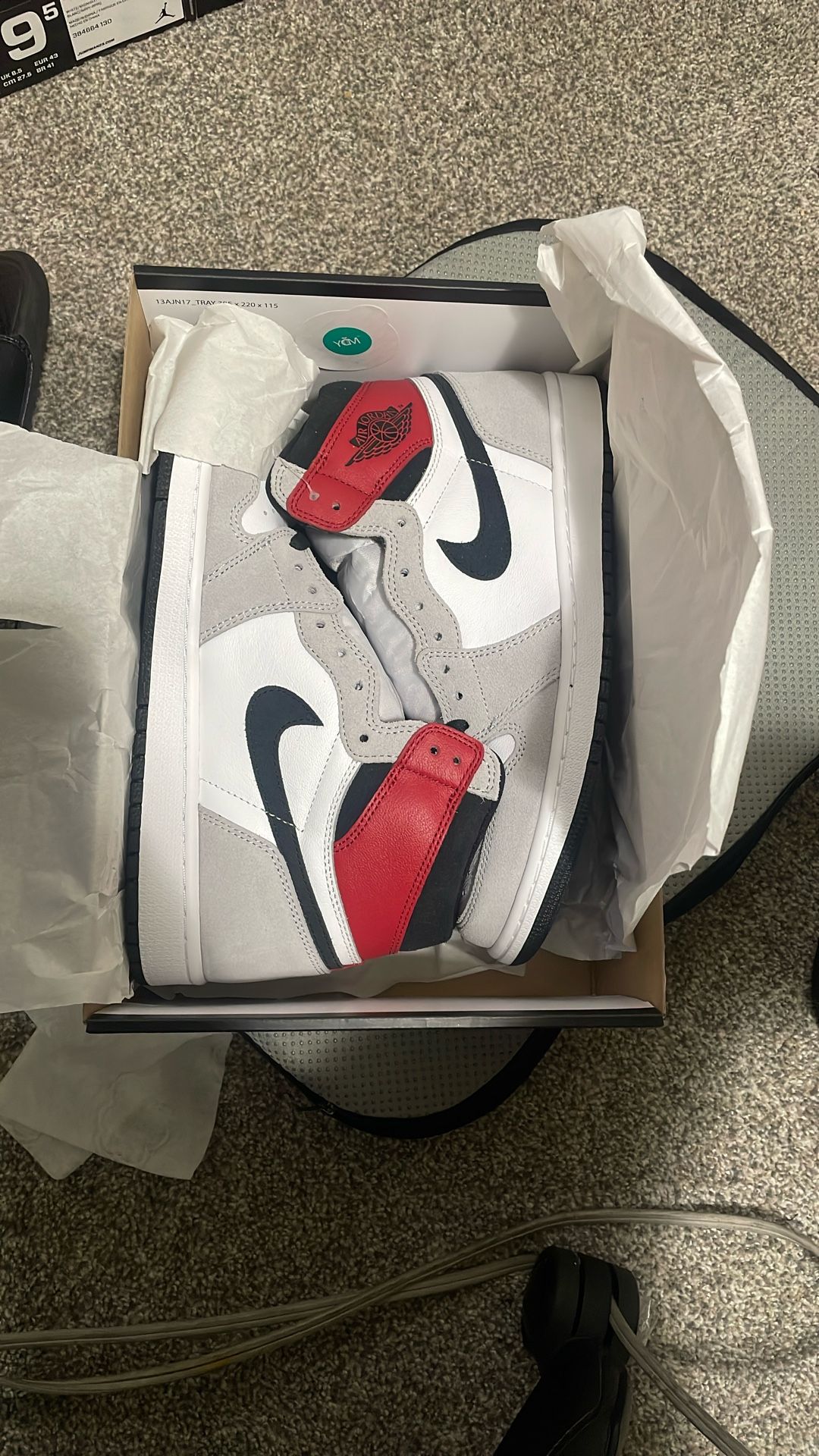 Air Jordan 1 Smoke grey 9.5 DS 