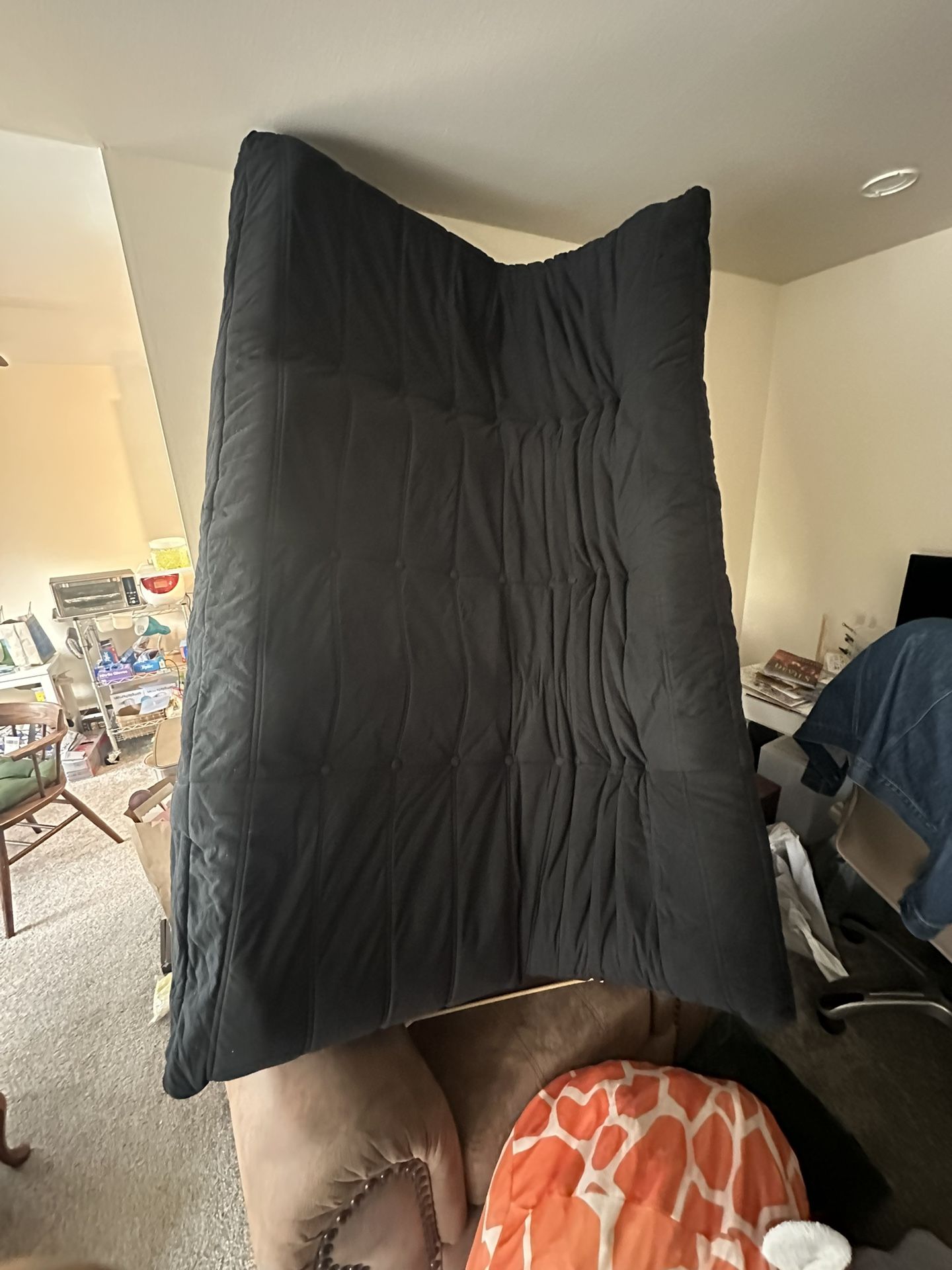 Black Fabric Couch (TOGO Dupe)