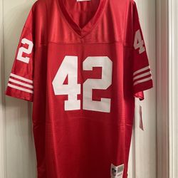 San Francisco 49ers Ronnie Lott Throwback Jersey Men’s XL
