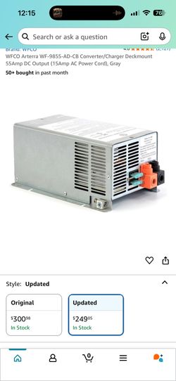 WFCO 9855 Converter 55 Amps 