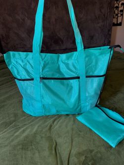 Large Beach Bag Turquoise