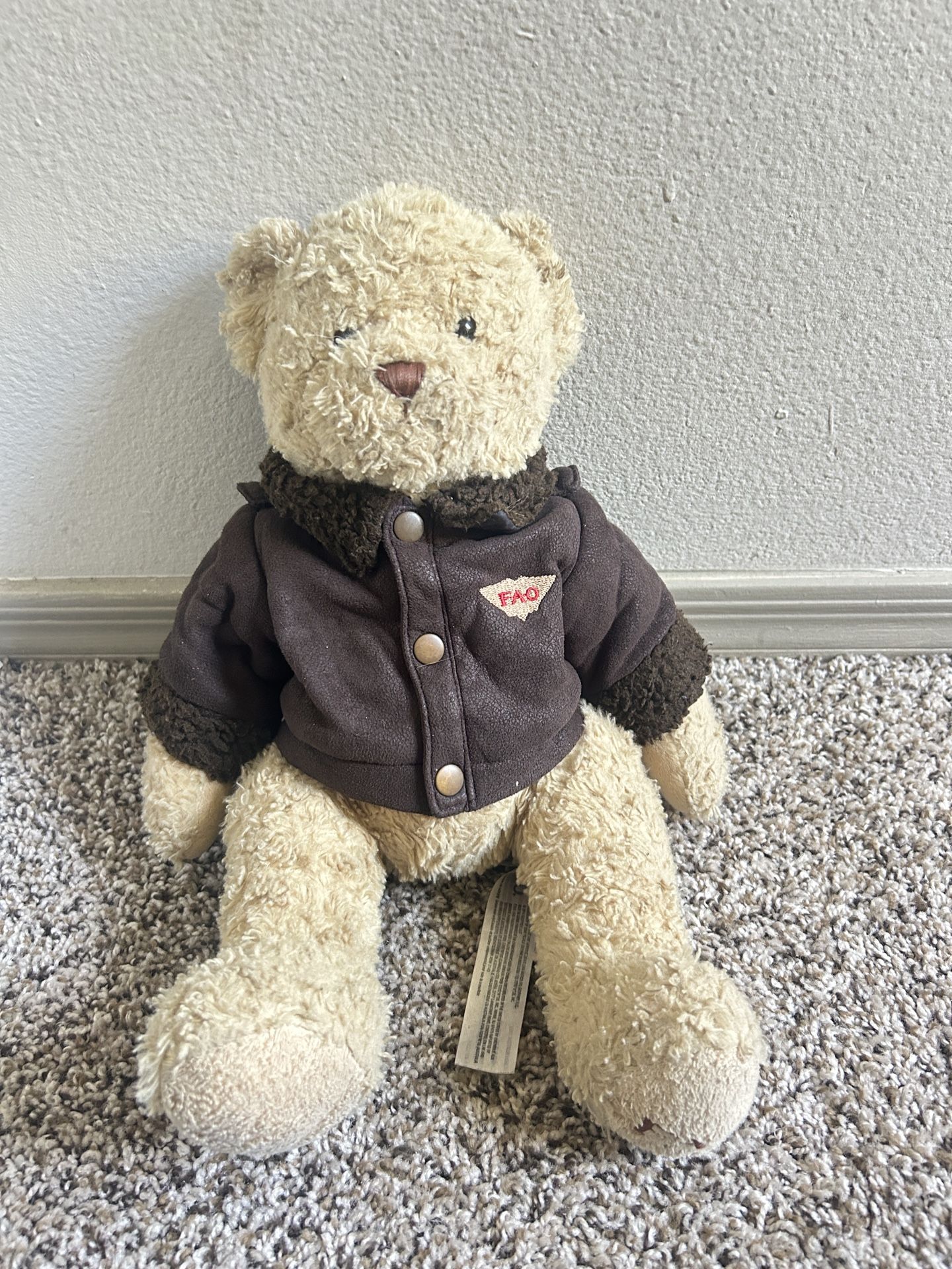 FAO Teddy Bear – Collectible Plush w/ Jacket