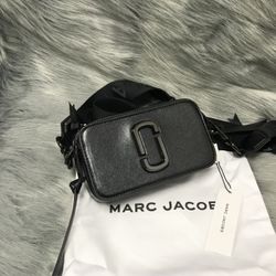 Marc Jacobs Colorblock Snapshot Crossbody bag   Black