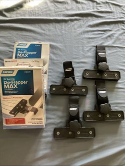 Lot Of 2-2 Pk. Camco 42251 RV Awning De-Flapper MAX Wind Protector Clamps