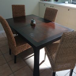 Kitchen table Set 4 Chairs 