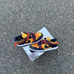 Nike Dunk Offwhite University Gold Size 10.5 Men Gently Worn