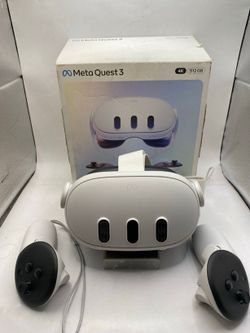 Meta Quest 3 512GB 4K Standalone All-in-One VR Headset GREAT CONDITION! In box