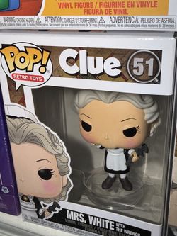 Funko Pop Clue Mrs. White with the Wrench #51