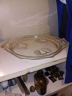 Crystal Serving Dish For Sale 