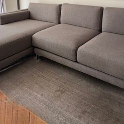 Stylish CB2 District 2-Piece Sectional – Excellent Condition!