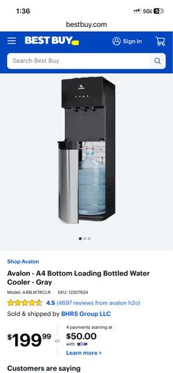 Avalon A4 Bottom Loading Water Cooler – Gray