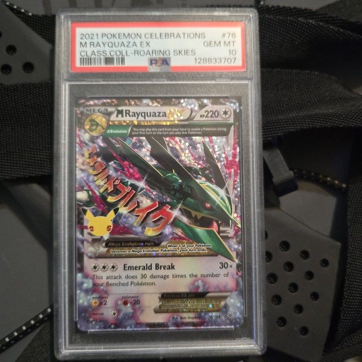 Pokemon Celebrations Mega Rayquaza PSA 10