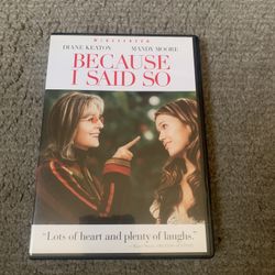 Because I Said So DVD