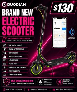 New electric scooter