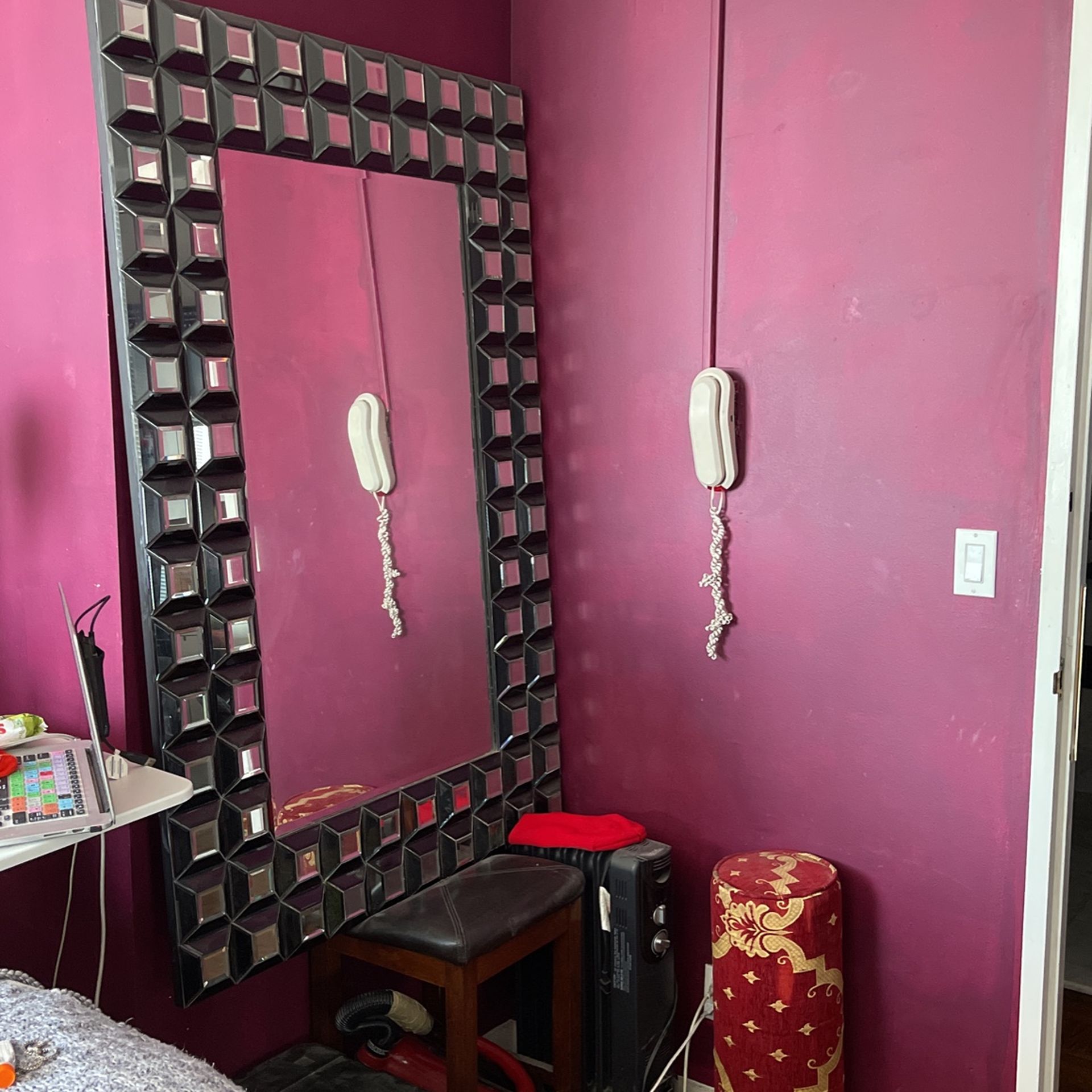 MIRROR 5’ x 40” Disco/Club Laser Refracting Mirror