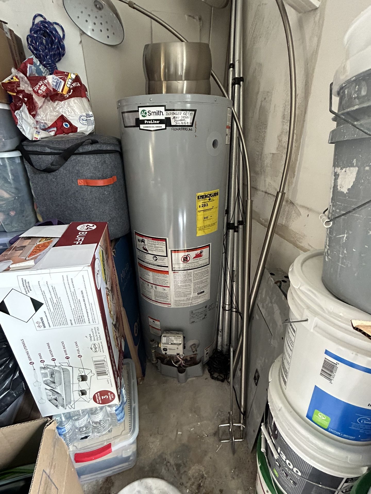 AO Smith Proline Natural Gas Water Heater 