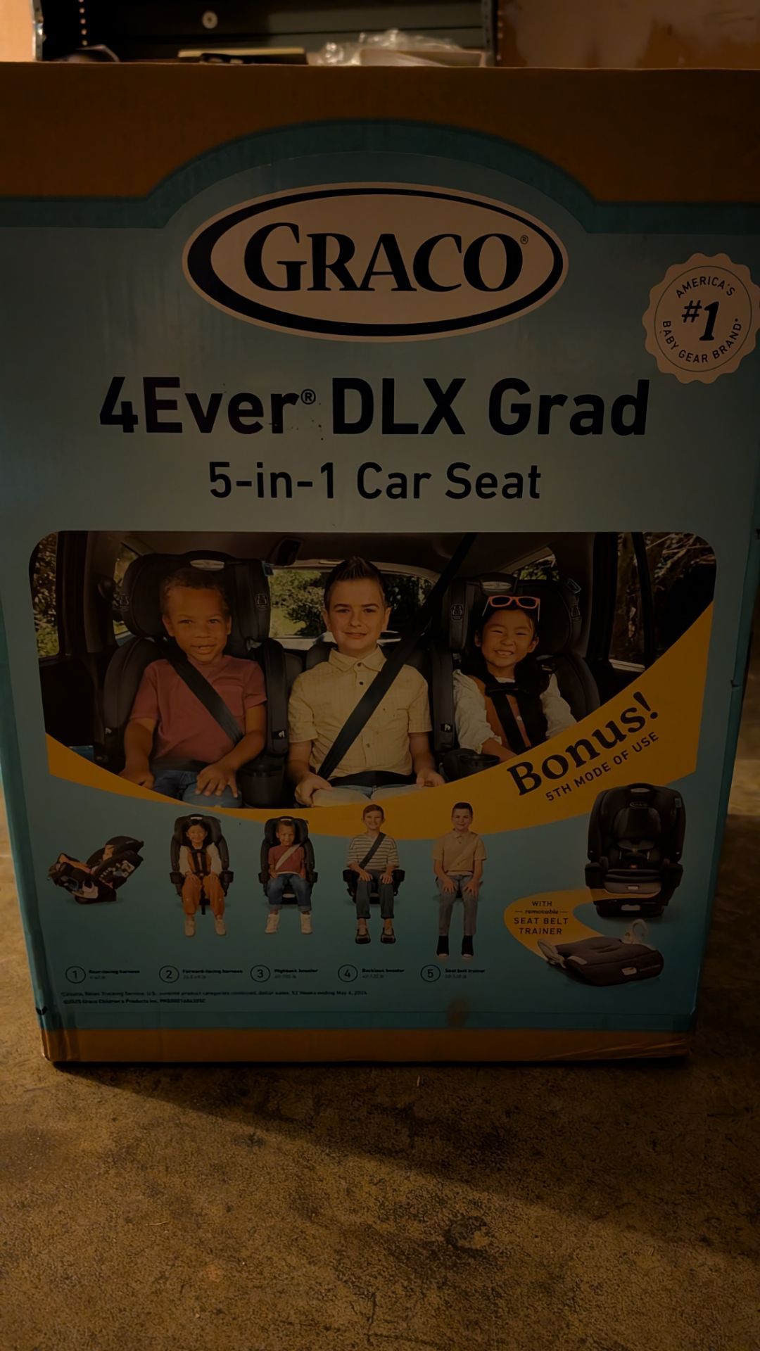 New Graco 4Ever DLX Grad 5-in-1 (Never Opened)