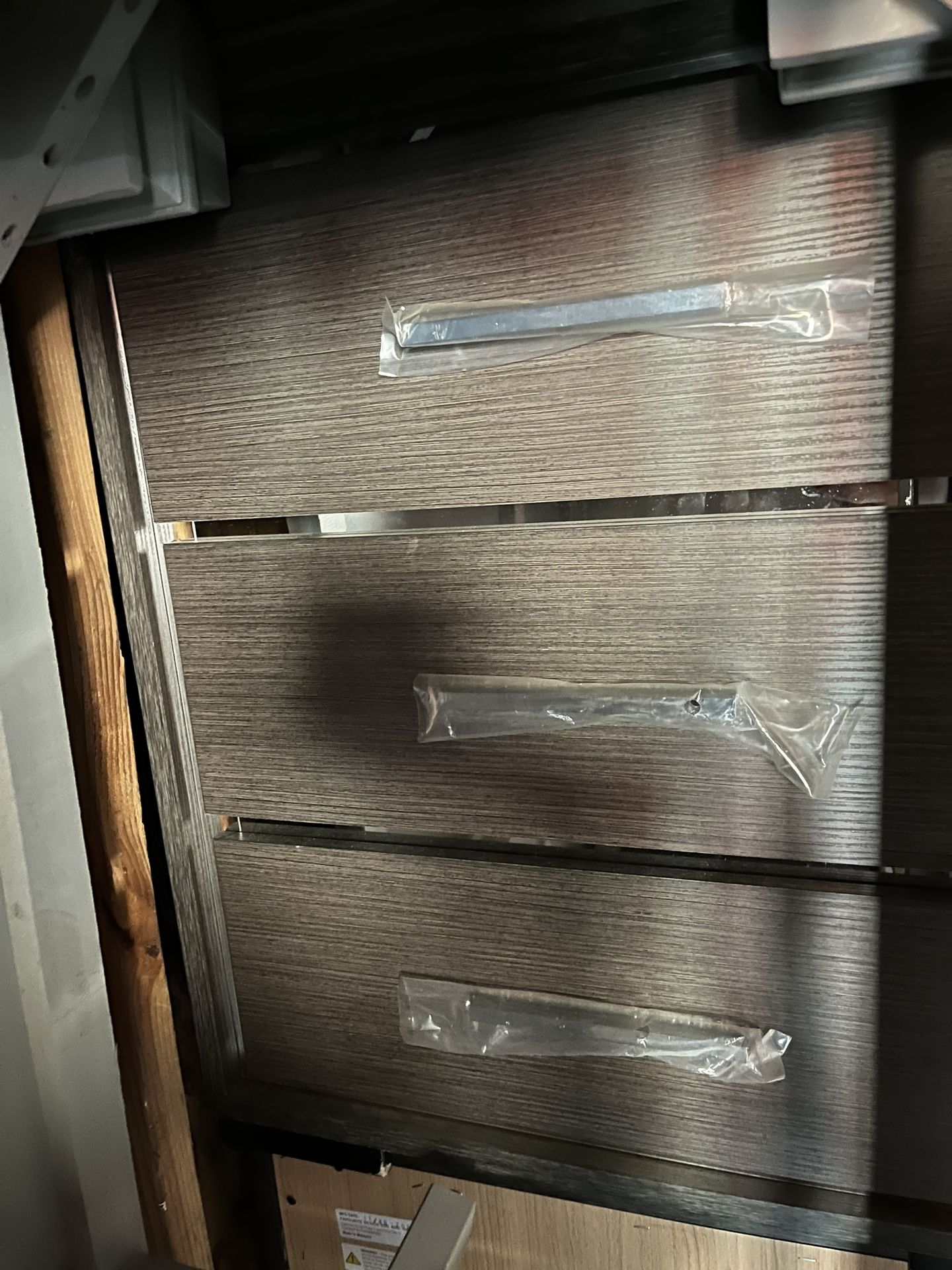 2 Gray Nightstands