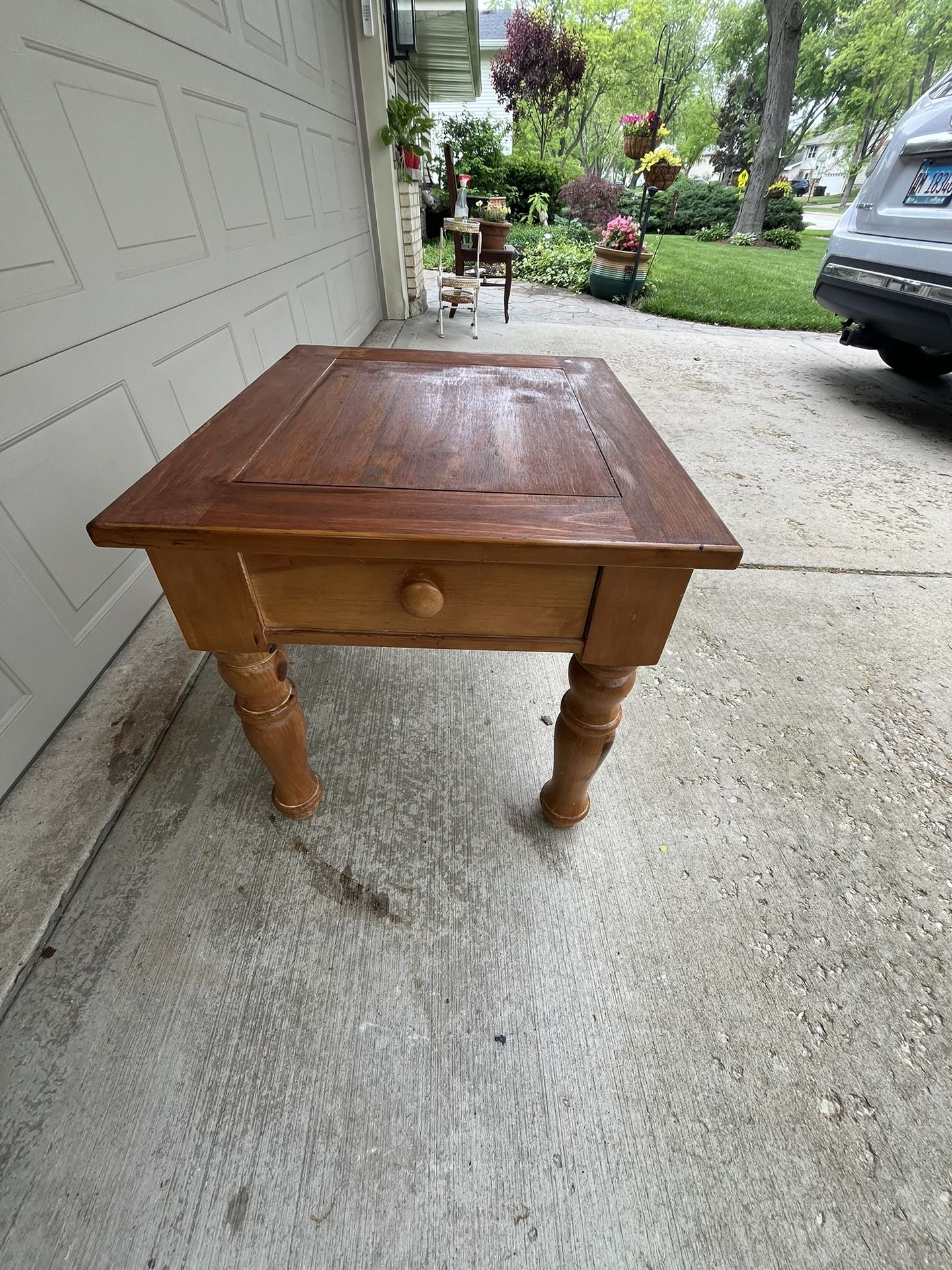 solid wood and table/coffee table