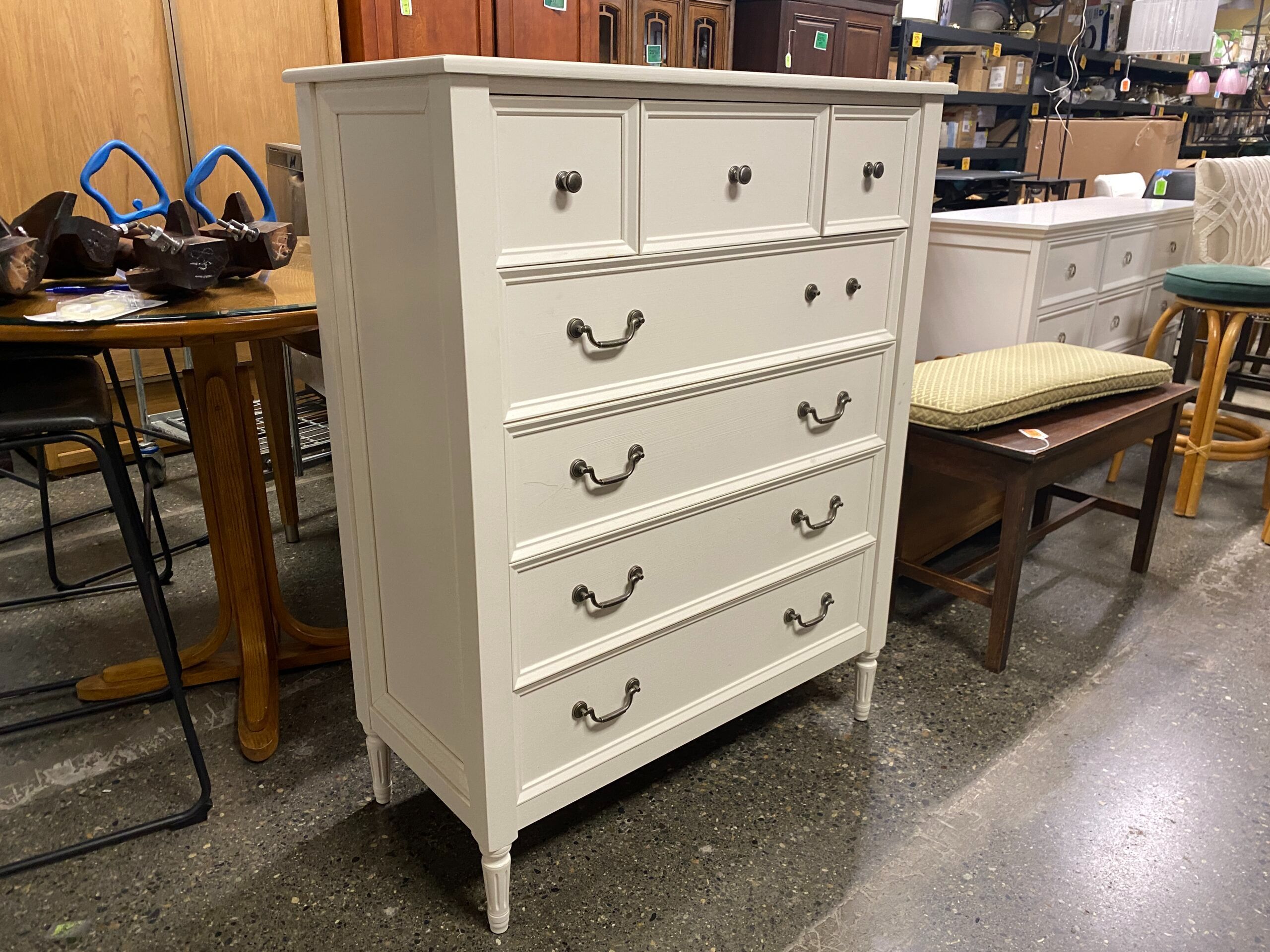 POTTERY BARN KIDS Blythe White 7 Drawer Chest