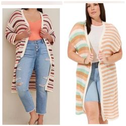 Torrid Open Cardigan  bundle 