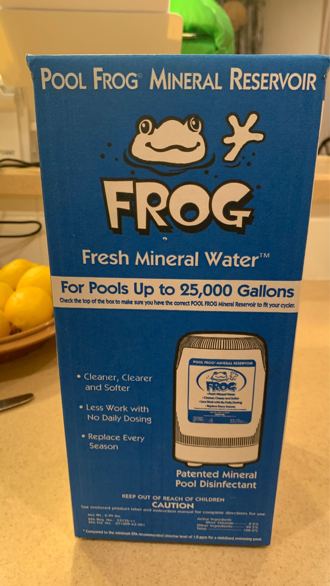 Frog fresh mineral water pool filter systems cartridge