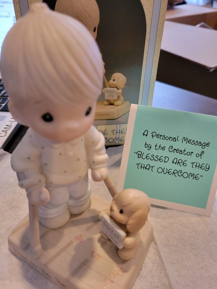 1987 PRECIOUS MOMENTS "Blessed Are They That Overcome"