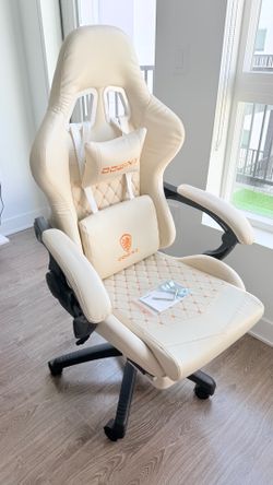 Dowinx Gaming Chair - Retro Series 6689 White Ivory