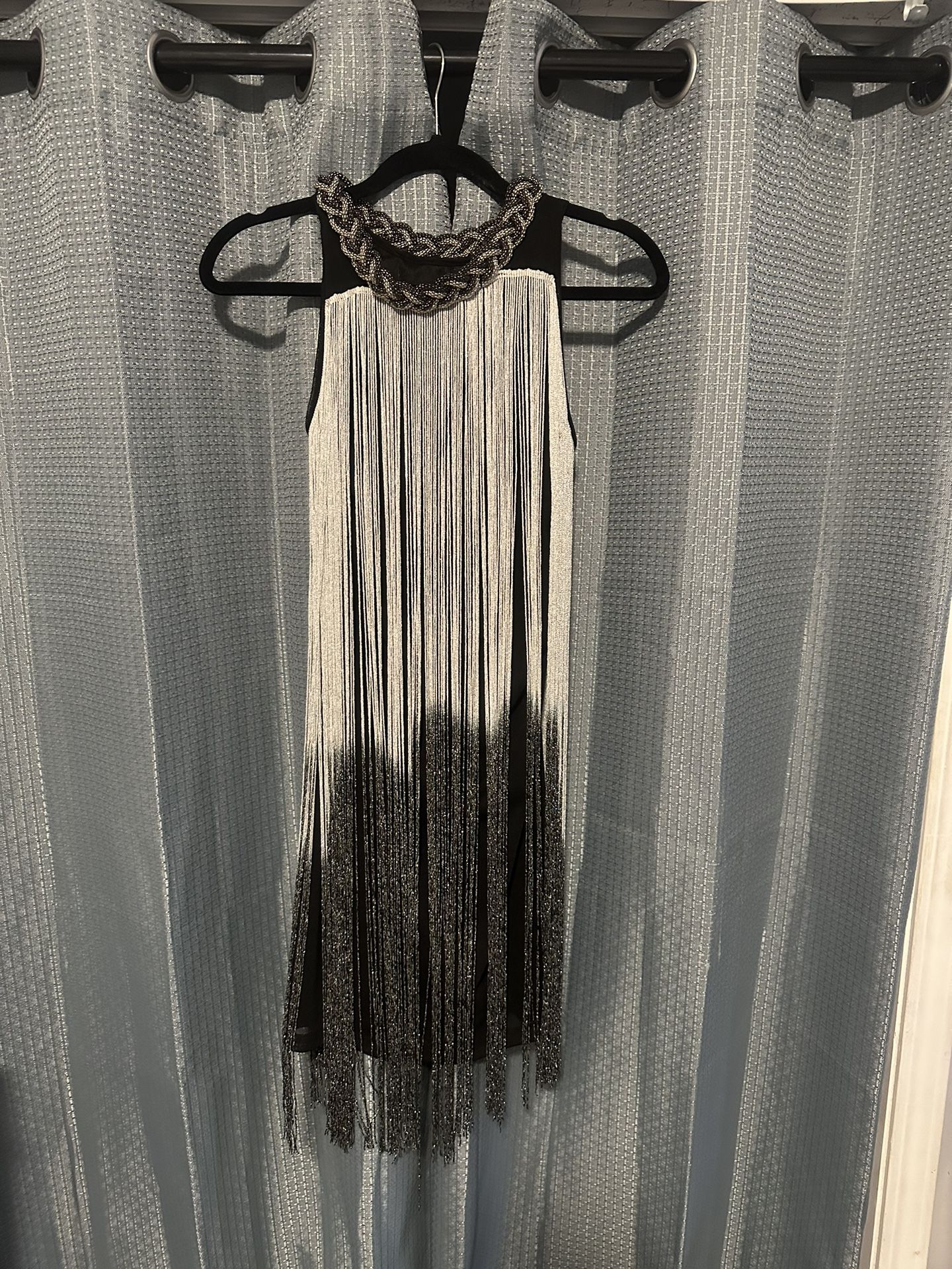 Fringed Dress, Size XS or S
