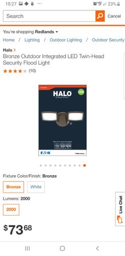 Security Flood light 2000 lumens