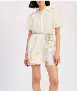 En Saison Taylorann puff sleeve dress medium - pickup from Northridge area