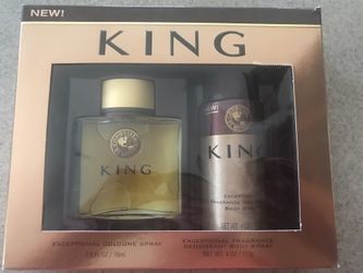 King cologne spray and deodorant body spray