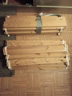 Twin size wood slats 68$