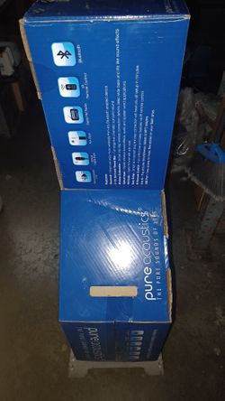 PURE ACOUSTICS SBW-175 Bluetooth 2.1Ch Surround Soundbar with Wireless Subwoofer Brand New Sealed In Box