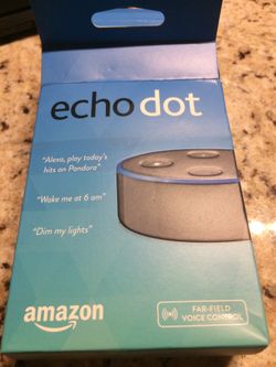 Echo Dots 1 in Black & 1 in White Sale Includes Both