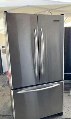 Kitchen Aid 3 Door Stainless Steel Refrigerator Fridge
